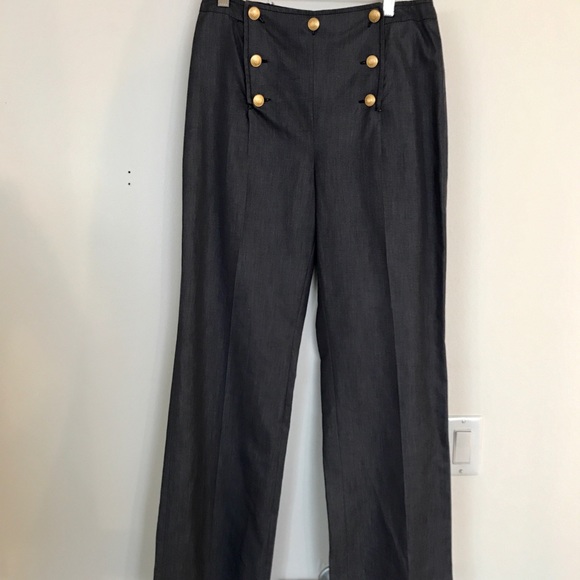 Pants - Wide leg sailor pant